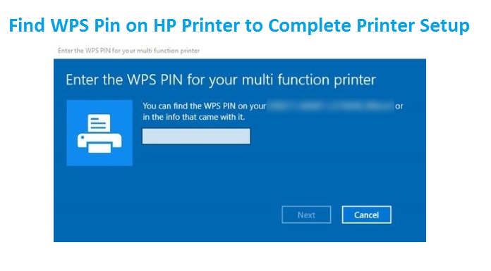 Find WPS Pin on HP Printer to Complete Printer Setup
