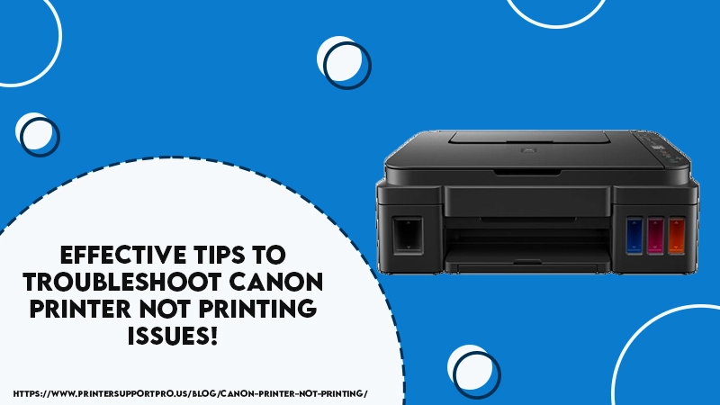 Canon printer not printing