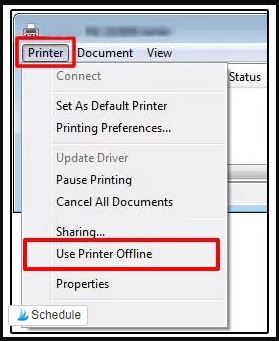 Check Your Connection printer