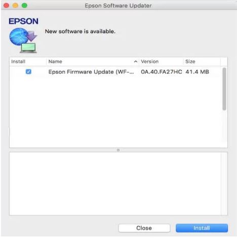 update-epson-printer