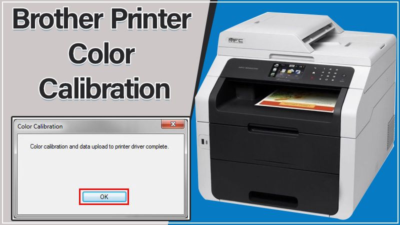 How to run Brother printer color calibration?