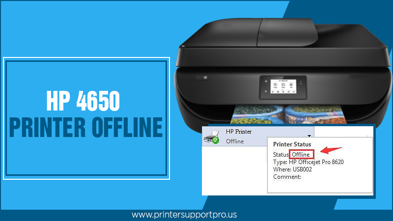 Simple Fixes for Hp 4650 Printer Offline Error
