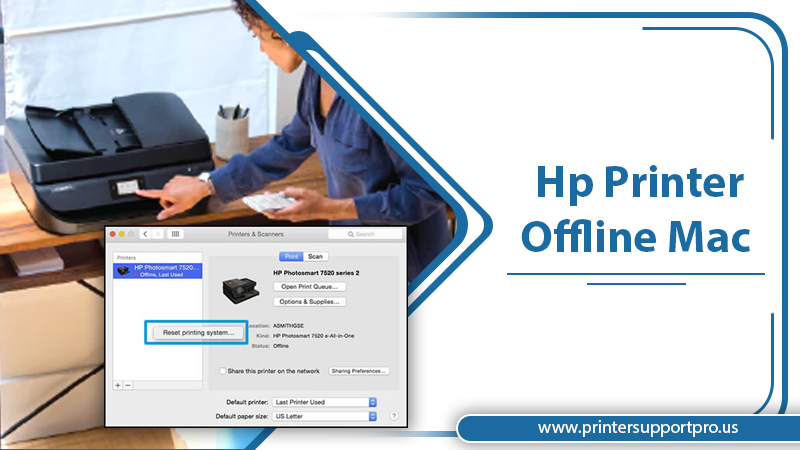 HP printer offline mac