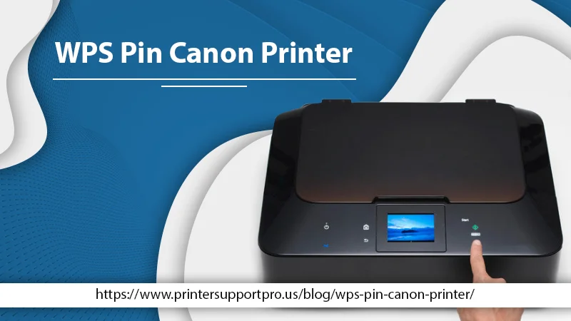 WPS pin canon printer