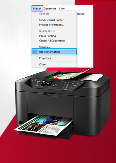 hp deskjet 6980 printer offline